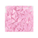 200g Triangle 0.6x0.6 inch Glass Mosaic Tiles Mosaic Tiles | Color Pink