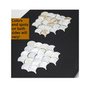 Tueascallk 200 Pieces Fish Scale Shaped White Bulk | Natural Mother of Pearl Mosaic