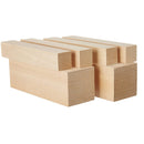Basswood Best Value Real American Wood Blocks | Premium Wood Carving Kit | Includes 6 Softwood Blank Sizes