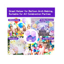 Balloon Pump Electric | Keaibuding Balloon Air Pump Dual Nozzle Balloon Inflator Blower with Balloon Arch Strip Kit