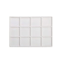 MEEDEN 18-Well Porcelain Artist Paint Palette | Mixing Art Ceramic Watercolor Paint Palette