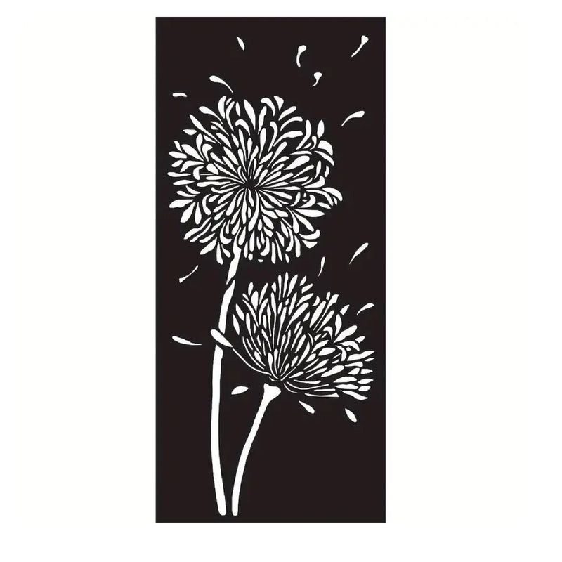 Two Chrysanthemums Simple Style DIY Craft Layering Stencil For Wall Painting Scrapbooking