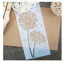 Two Chrysanthemums Simple Style DIY Craft Layering Stencil For Wall Painting Scrapbooking
