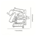 Set Of Stamps And Cutting Dies To Celebrate Graduations For Decoration