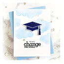 Set Of Stamps And Cutting Dies To Celebrate Graduations For Decoration