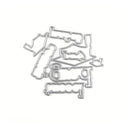 Set Of Stamps And Cutting Dies To Celebrate Graduations For Decoration