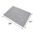 24" x 17" Wool Pressing Mat For Quilting | 100% pure New Zealand Wool Mat For Sewing And Ironing