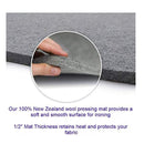 24" x 17" Wool Pressing Mat For Quilting | 100% pure New Zealand Wool Mat For Sewing And Ironing
