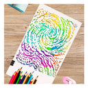 6X8 Inch Layered Stencils | Waves Templates | Diy Molds | Scrapbook Paper