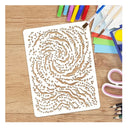 6X8 Inch Layered Stencils | Waves Templates | Diy Molds | Scrapbook Paper