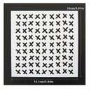 Full Screen Hairpin Layers Stencil For DIY Crafts For Painting Walls