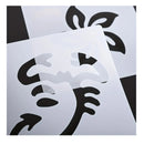 Geometric Star Pattern Spray Print Stencil Set | DIY painting