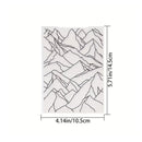 Mountains 3D Plastic Embossing Folders Template For Scrapbook Paper Crafts