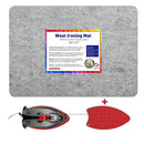 MOHOM 17" x 13.5" Wool Pressing Mat 100% New Zealand Wool Felt Ironing Quilting Blanket | Sewing