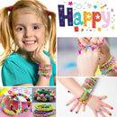 1500+ Loom Bands Handcraft Kit | Rubber Bands For Bracelet Making Kit DIY Art Craft Kit Girls &Boys Creativity Gift | Ideal Birthday Gifts