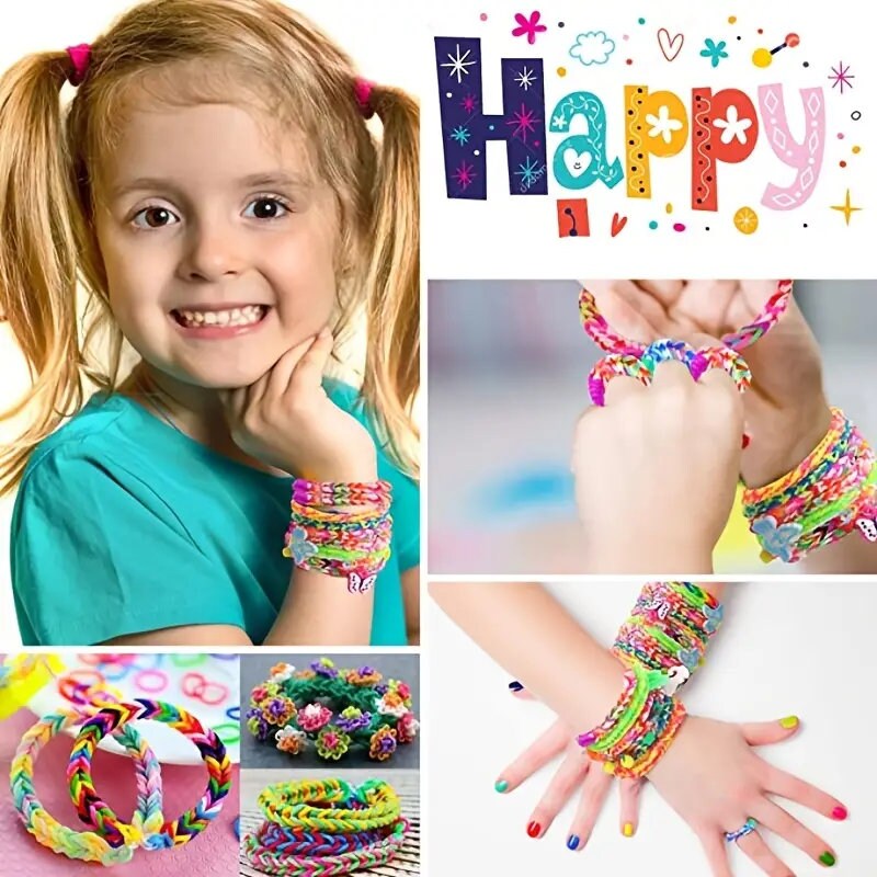 Craft rubber bands for bracelets on sale