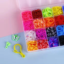 1500+ Loom Bands Handcraft Kit | Rubber Bands For Bracelet Making Kit DIY Art Craft Kit Girls &Boys Creativity Gift | Ideal Birthday Gifts