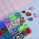 1500+ Loom Bands Handcraft Kit | Rubber Bands For Bracelet Making Kit DIY Art Craft Kit Girls &Boys Creativity Gift | Ideal Birthday Gifts