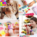 2000+pcs Loom Bands Refill Kit |Rubber Bands For Bracelet | Necklace Making Kit With Storage Case | Friendship Jewellery Bracelet Making Kit