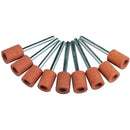 18Pieces Abrasive Mounted Stone Grinding Wheel Head Mounted Grinding Point Stone Heads With Box Compatible With Dremel Rotary