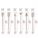 20pcs 6mm Diamond Cutting Grinding Head Mounted Points Bit 3mm Shank Jade Stone Carving Polishing For Dremel Rotary Tool