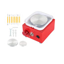 MAOPINER Mini Pottery Wheel Machine | 4.5cm | 6cm | 10cm Turntable Mini Pottery Machine Electric