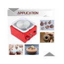 MAOPINER Mini Pottery Wheel Machine | 4.5cm | 6cm | 10cm Turntable Mini Pottery Machine Electric