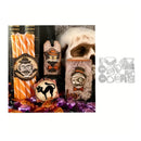 Hip Haunts Vampire Cat & Pumpkin Cutting Die Set For DIY Scrapbooking