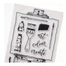 Clear Silicone Stamp For Painting 5.91 x 7.88 Inch For Scrapbooking