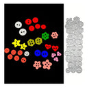 Button Metal Cutting Dies | DIY Scrapbooking Templates