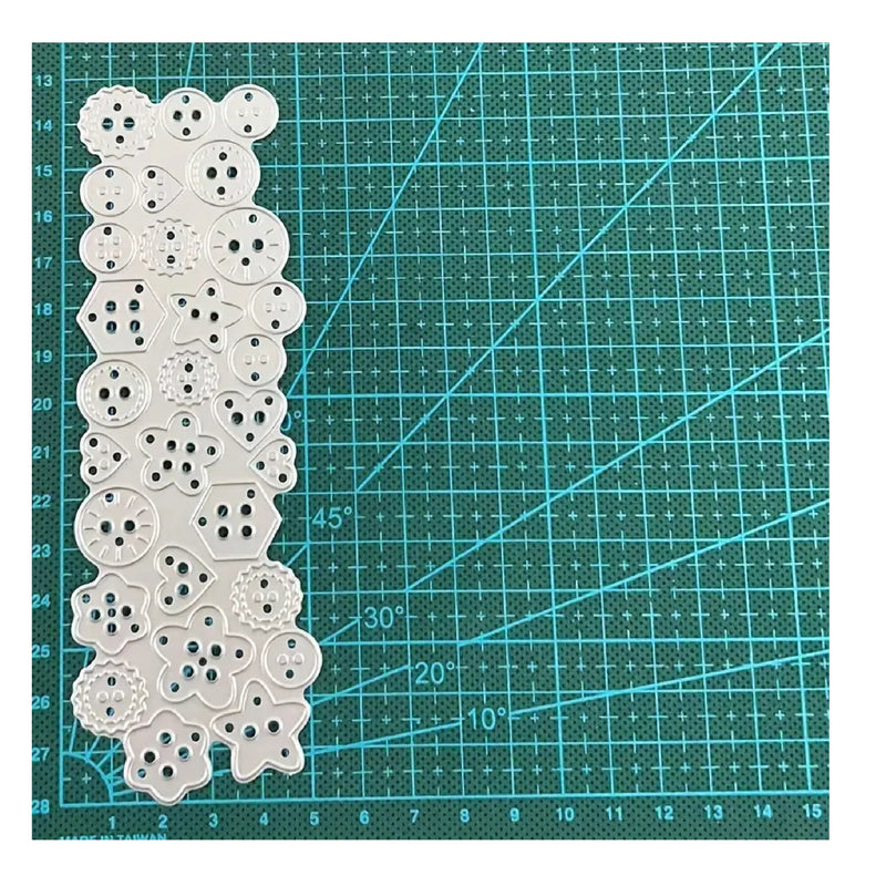 Button Metal Cutting Dies | DIY Scrapbooking Templates