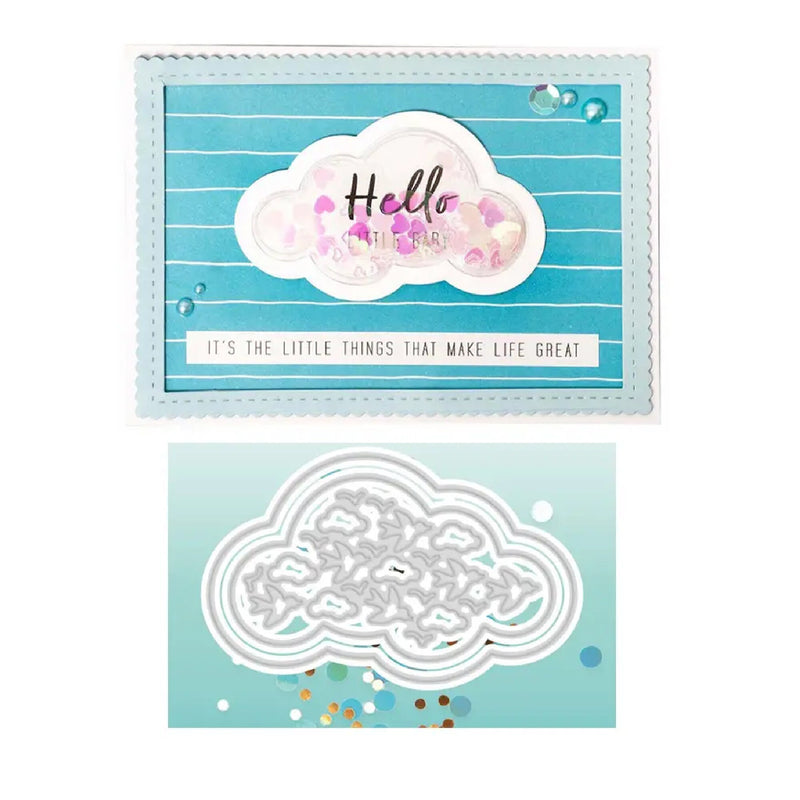 Small Cloud Cutting Dies | Cutting Templates | Paper Craft Card |  DIY Template