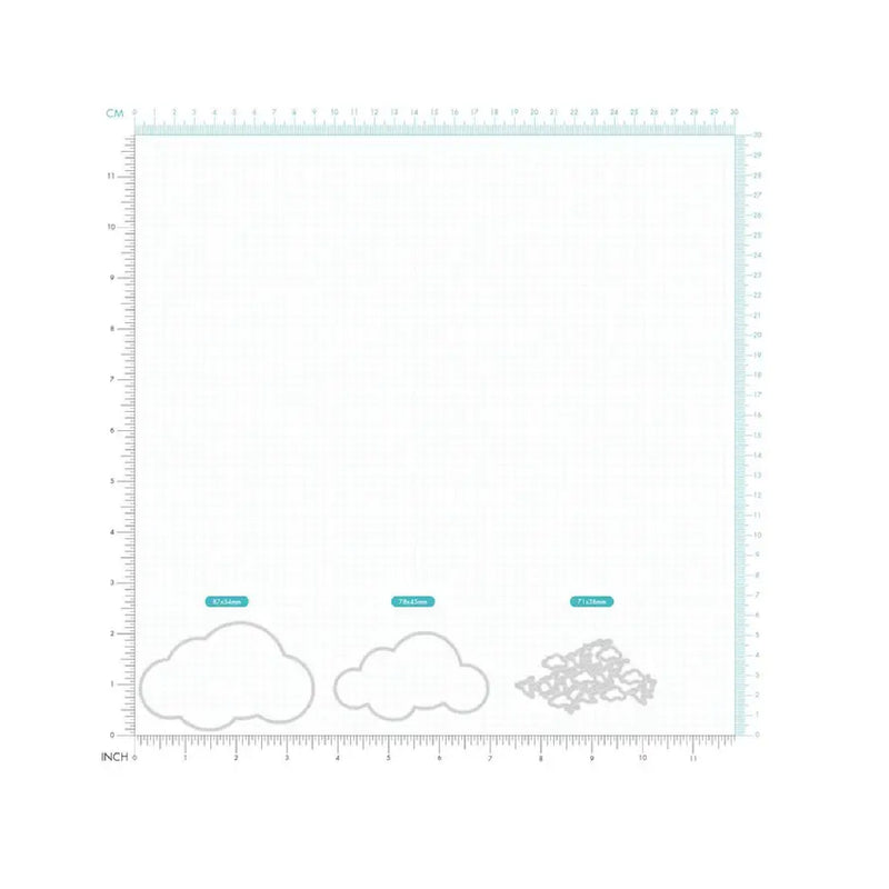 Small Cloud Cutting Dies | Cutting Templates | Paper Craft Card |  DIY Template