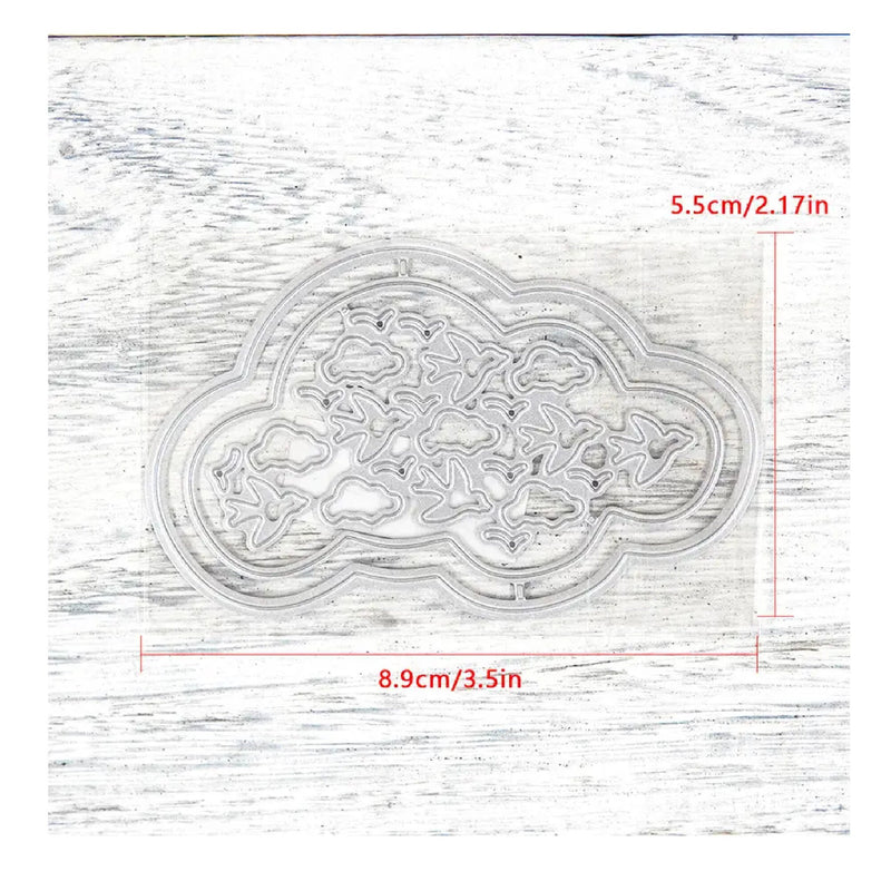 Small Cloud Cutting Dies | Cutting Templates | Paper Craft Card |  DIY Template