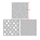 3 Pcs | Set Sweety Pancake Cookies Plastic Stencil For DIY Decoration