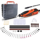 GOXAWEE Rotary Tool Kit With 180 Rotary Tool Accessories | Flex Shaft & Universal Collet | 5 Variable Speed Rotary Multi-Tool