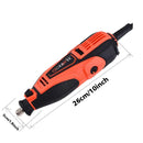 GOXAWEE Rotary Tool Kit With 180 Rotary Tool Accessories | Flex Shaft & Universal Collet | 5 Variable Speed Rotary Multi-Tool