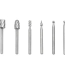 6pcs/20pcs Hard Alloy Milling Machine Drill Bit Set | Carbide Rotary Burrs | Wood Stone Metal Root Carving Wood Carpentry Drill Bits