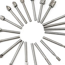 6pcs/20pcs Hard Alloy Milling Machine Drill Bit Set | Carbide Rotary Burrs | Wood Stone Metal Root Carving Wood Carpentry Drill Bits