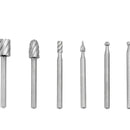 6pcs/20pcs Hard Alloy Milling Machine Drill Bit Set | Carbide Rotary Burrs | Wood Stone Metal Root Carving Wood Carpentry Drill Bits