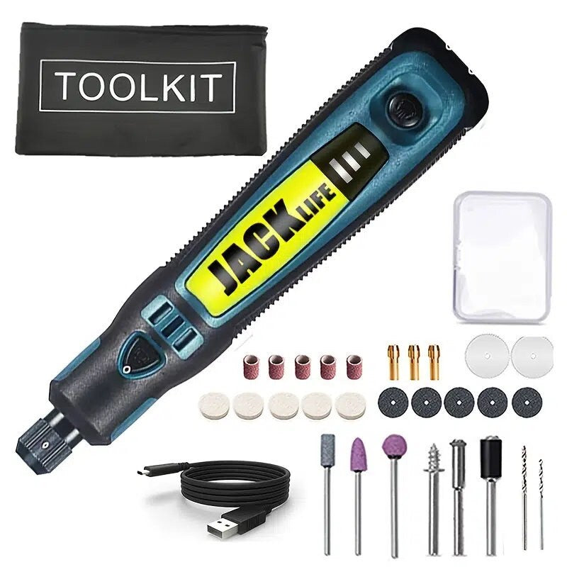 Rotary Tool Kit With 28 Pcs Rotary Tool Accessories & Flex Shaft | 3 Variable Speed Rotary Multi-Tool For Crafting DIY Project