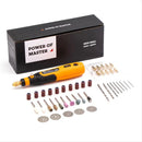 1 Set | Mini Drill Rotary Tool 3.6V Engraving Pen With Grinding Accessories Set Multifunction Mini Engraving Pen