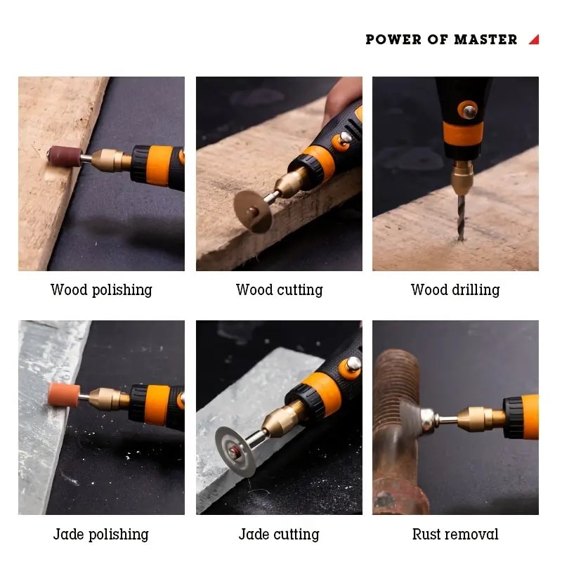1Set Electric Engraving Pen Kit Wood Engraving Kit Fit For Metal