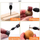 40pcs Rotary Power Tool Accessory Set For 1/8'' Shank Sanding Grinder Polish