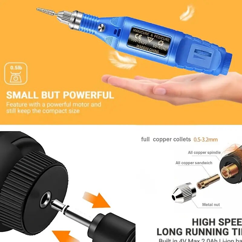 100-240V Electric Mini Grinder Tool, Rotary Drill Grinder Tool for