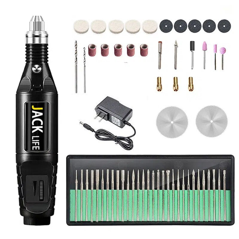 Rotary Tool Kit With 58pcs Rotary Tool Accessories & Flex Shaft | 5 Variable Speed Rotary Multi-Tool For Crafting DIY Project