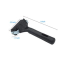 Rubber Roller Ideal for Printing | Ink and Stamping Non-Slip Tape Construction Tools | 2.5-Inch Color Black