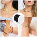 1 Roll Elastic Cords 109yard | Elastic Beaded Line & Rope | Clear Elastic String And Black Flat Elastic Cord