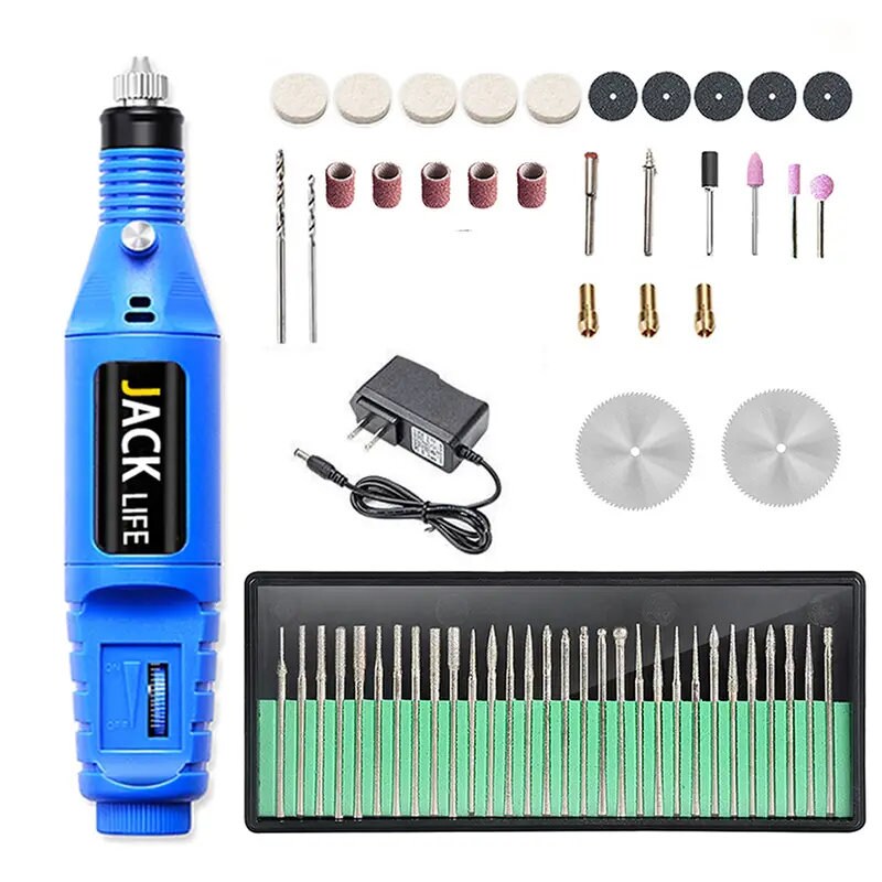 Rotary Tool Kit With 58pcs Rotary Tool Accessories & Flex Shaft | 5 Variable Speed Rotary Multi-Tool For Crafting DIY Project