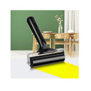 2Pcs Rubber Roller Brayer Rollers Hard Rubber 4 and 2.2 Inch for Printmaking | Color Black